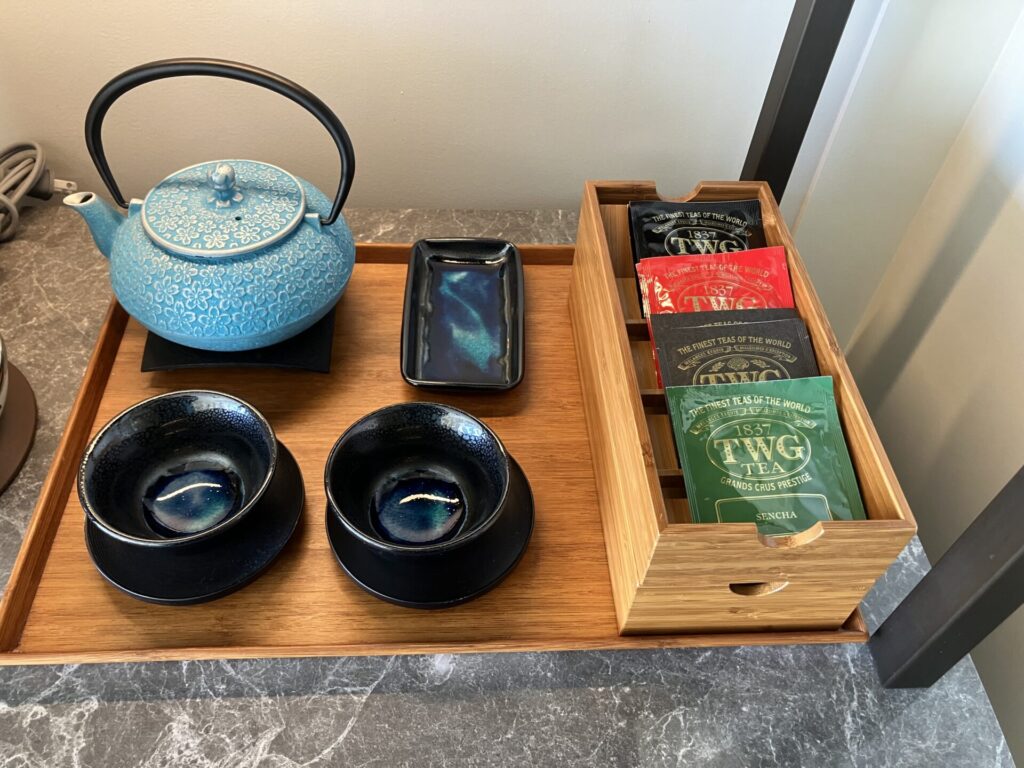 お茶屋コーヒーカプセル、水は毎日補充されてました!